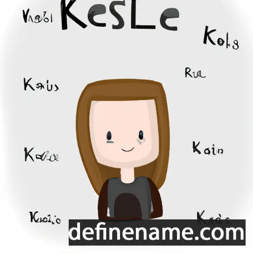 cartoon of the name Kelsei