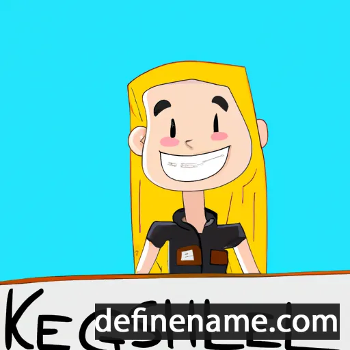 cartoon of the name Kelseigh