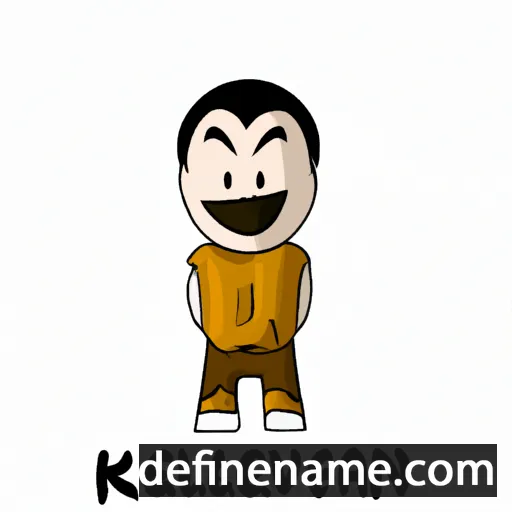 cartoon of the name Kelvan