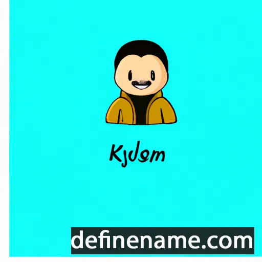 cartoon of the name Kelyan