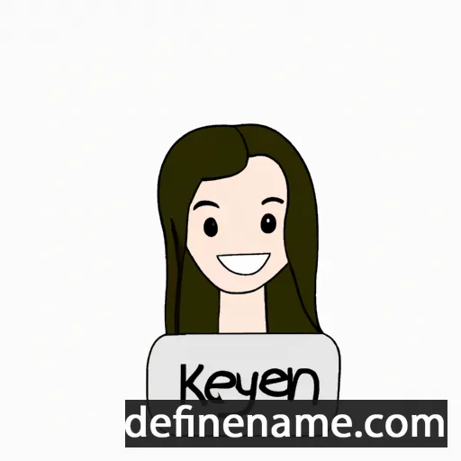 cartoon of the name Kelyn