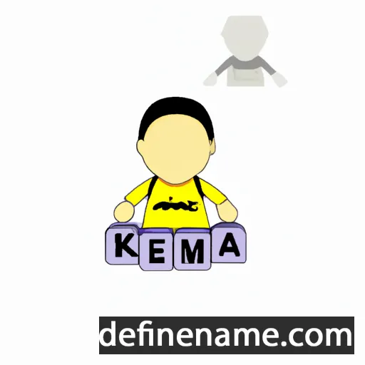 cartoon of the name Kemas