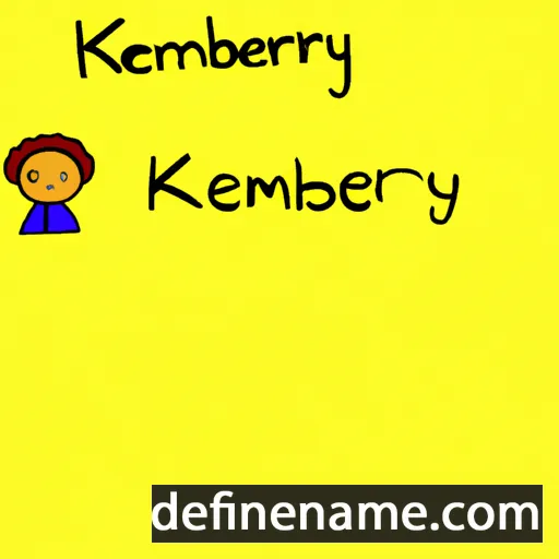 cartoon of the name Kemberly