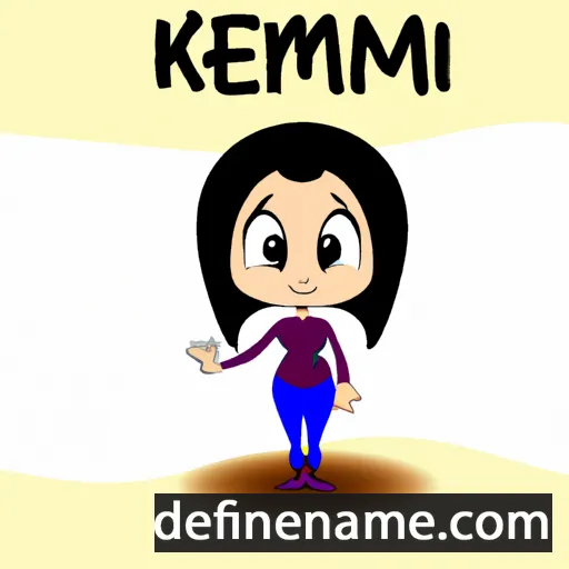 cartoon of the name Kemili