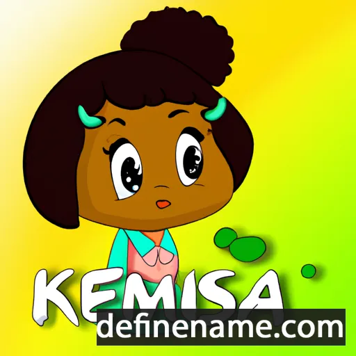 cartoon of the name Kemisa