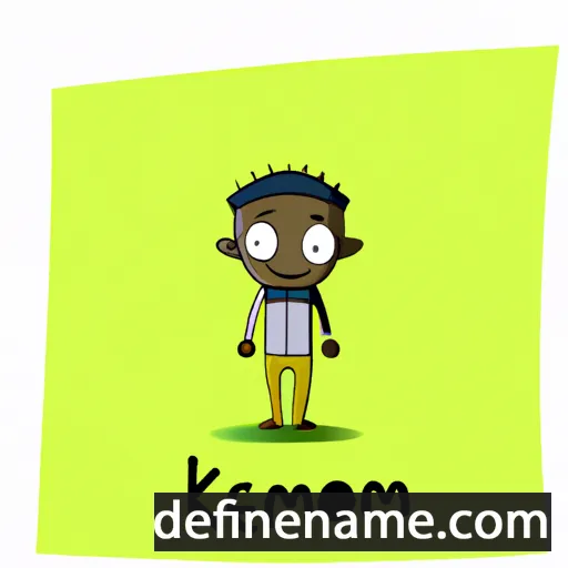 cartoon of the name Kemoni