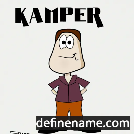 cartoon of the name Kemper