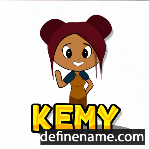 cartoon of the name Kemya