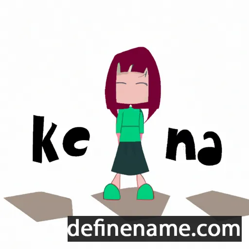 cartoon of the name Kena