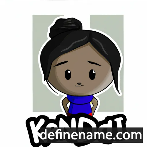 cartoon of the name Kenadi