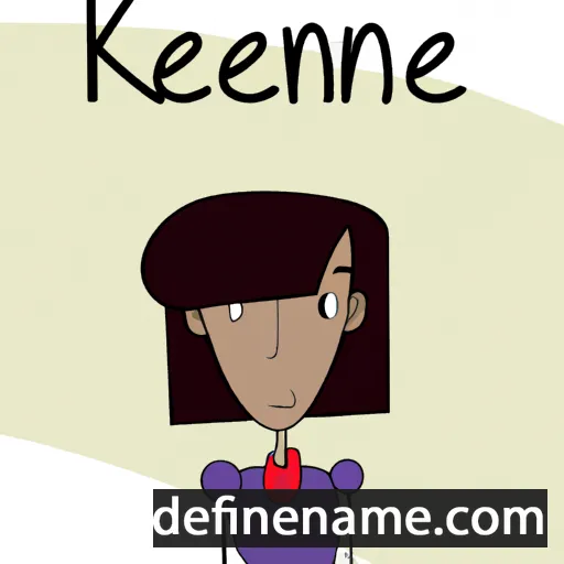 cartoon of the name Kenaz