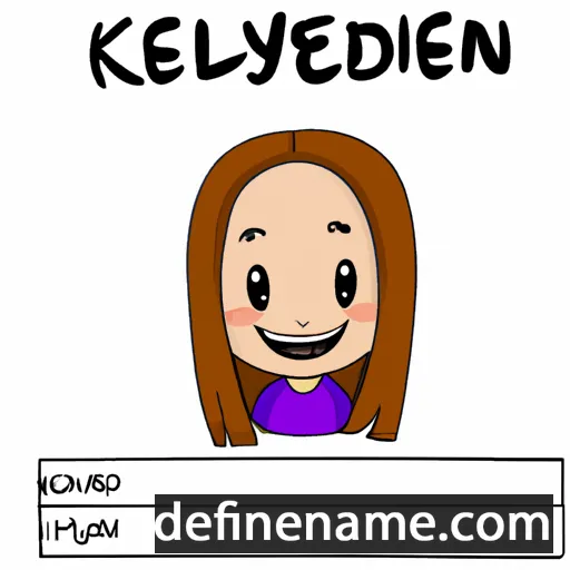 cartoon of the name Kendallyn