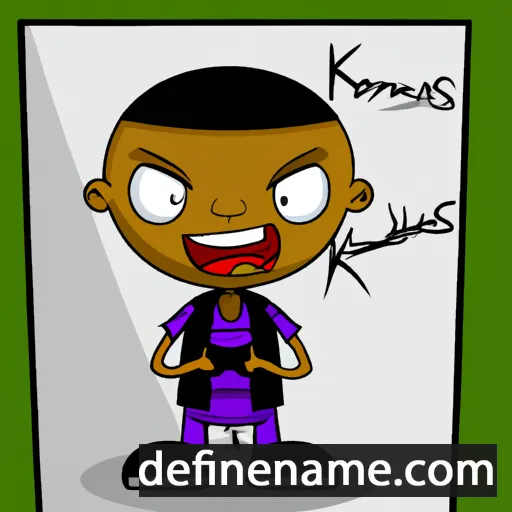 cartoon of the name Kendarrius