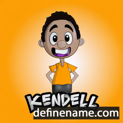 cartoon of the name Kendell