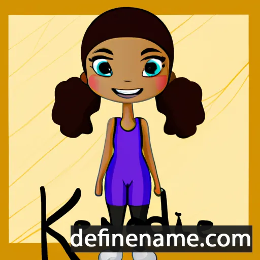 cartoon of the name Kendelyne