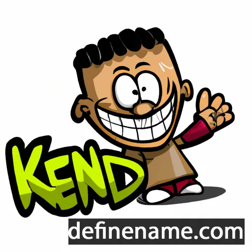 cartoon of the name Kendis