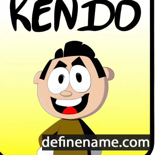 cartoon of the name Kendji