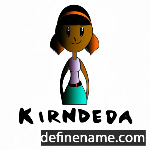 cartoon of the name Kendrea