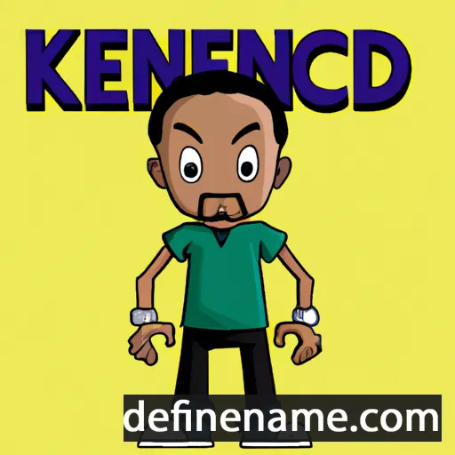 cartoon of the name Kendric