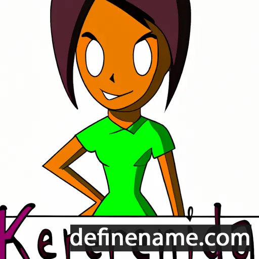 cartoon of the name Kendrica