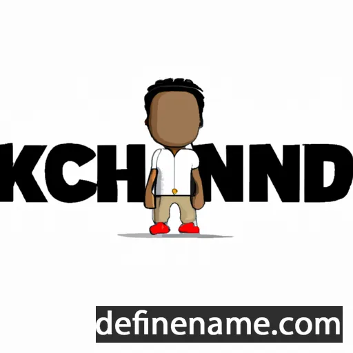 cartoon of the name Kendrich