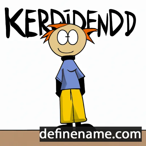 cartoon of the name Kendrik