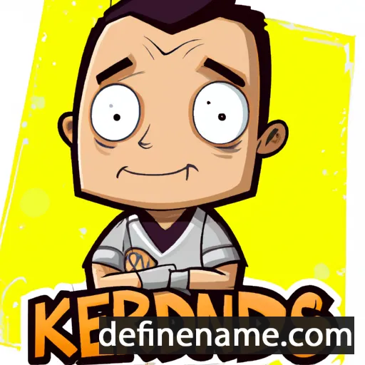 cartoon of the name Kendris