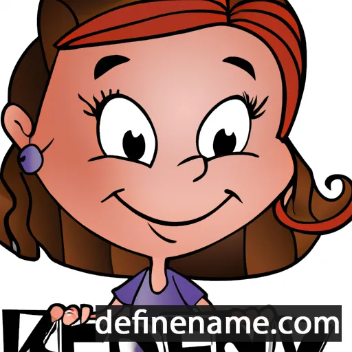 cartoon of the name Kendyl