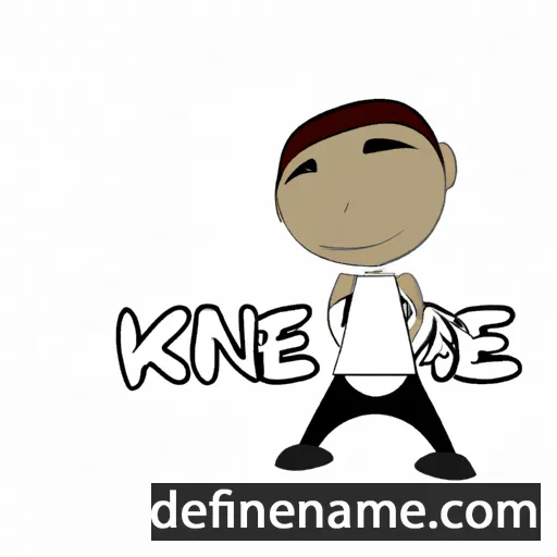 cartoon of the name Kene