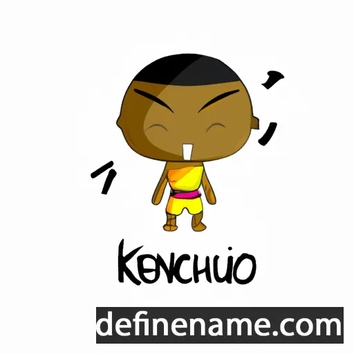 cartoon of the name Kenechi