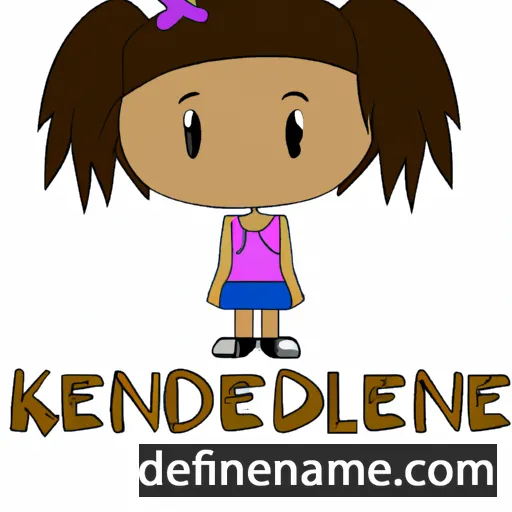 cartoon of the name Kenedie