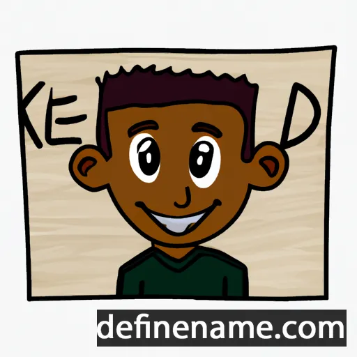 cartoon of the name Kenedy