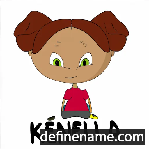 cartoon of the name Kenella