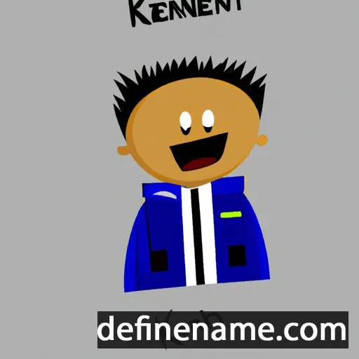 cartoon of the name Keneth