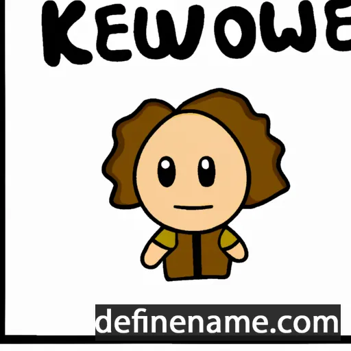 cartoon of the name Keneuwe