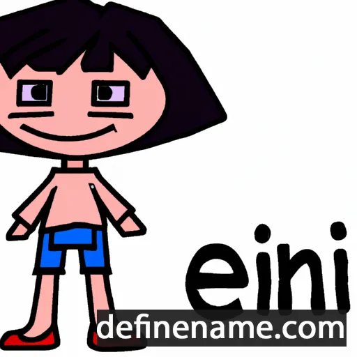 cartoon of the name Keniki