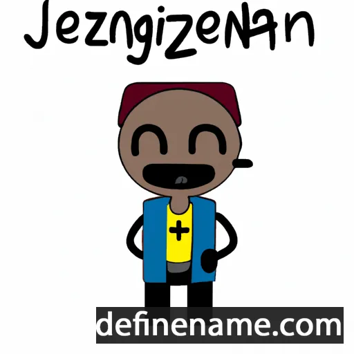 cartoon of the name Kenjaqiz