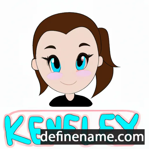 cartoon of the name Kenley