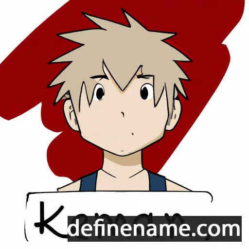 cartoon of the name Kenma