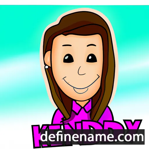 cartoon of the name Kennady