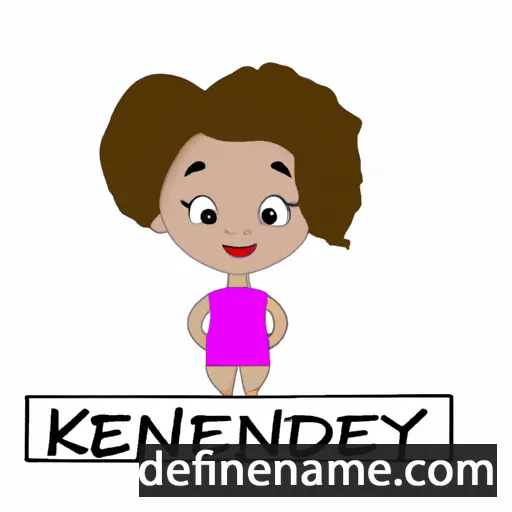 cartoon of the name Kennedie