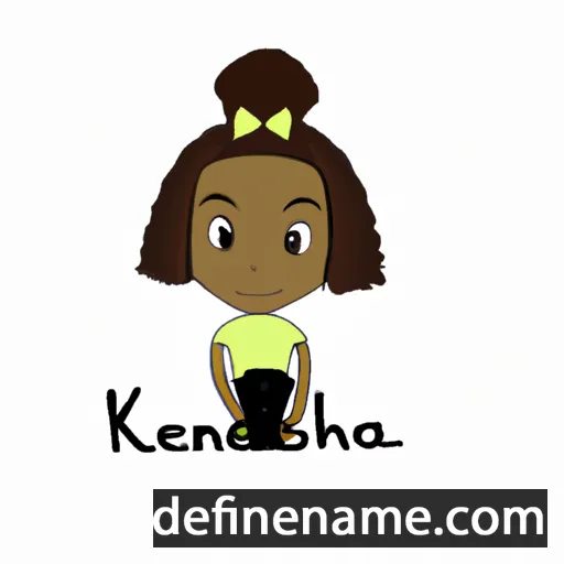 cartoon of the name Kennesha