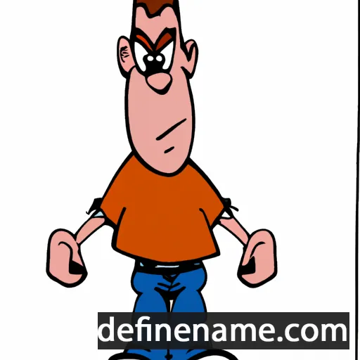 cartoon of the name Kenney