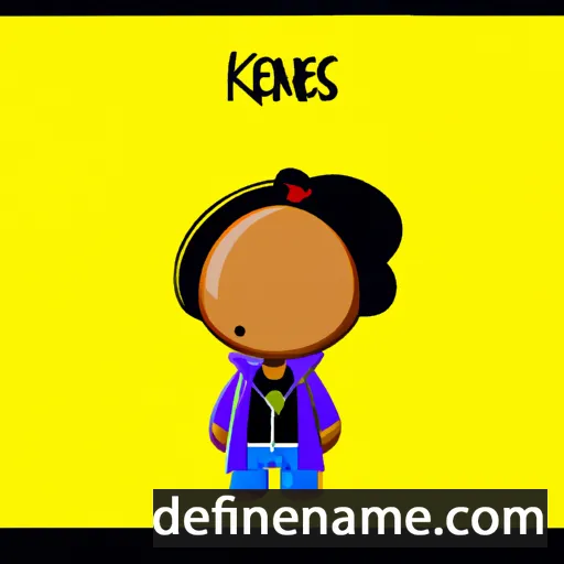 cartoon of the name Kennise