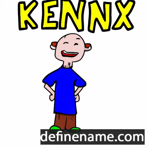 cartoon of the name Kennix