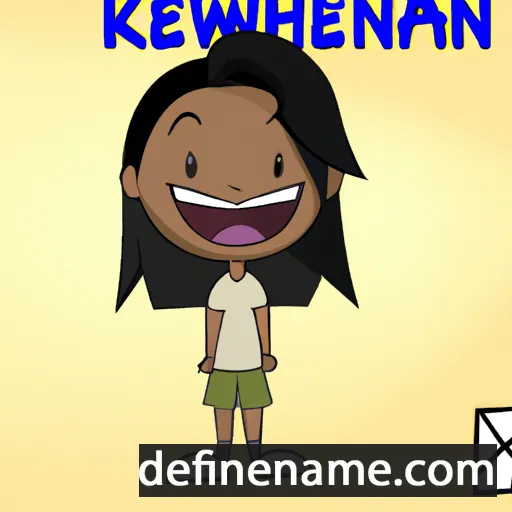 cartoon of the name Kenniyah