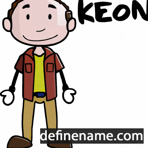 cartoon of the name Kennon