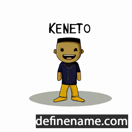 cartoon of the name Kenoth