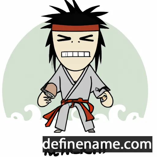 cartoon of the name Kenpachi