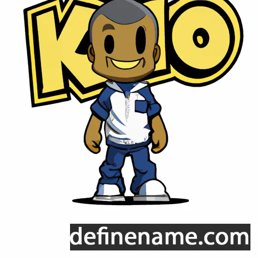 cartoon of the name Kenro